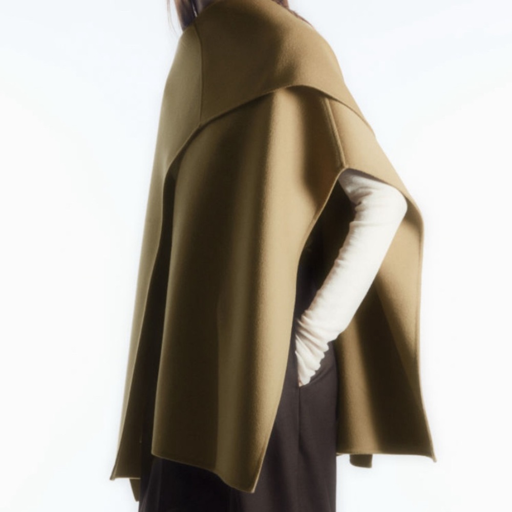 COS wool blend cape NWOT